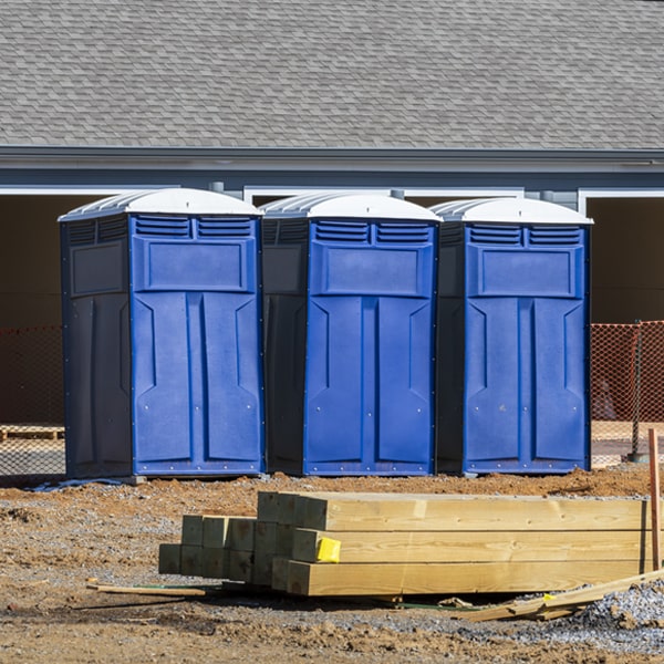 how do you dispose of waste after the portable restrooms have been emptied in Highland Heights